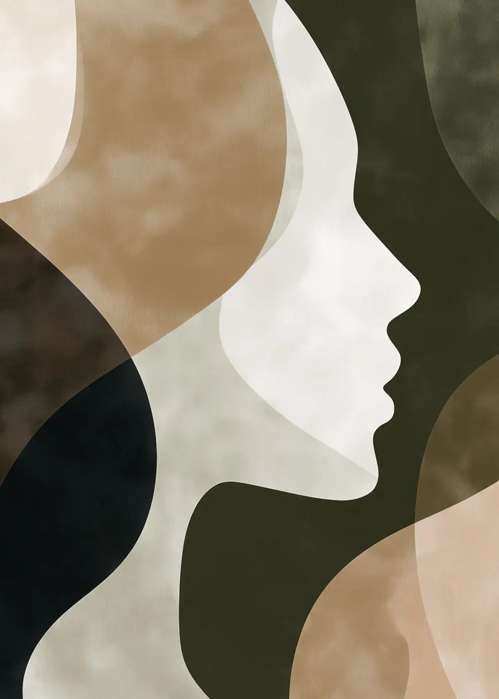 Canvastavla - Serene Contours