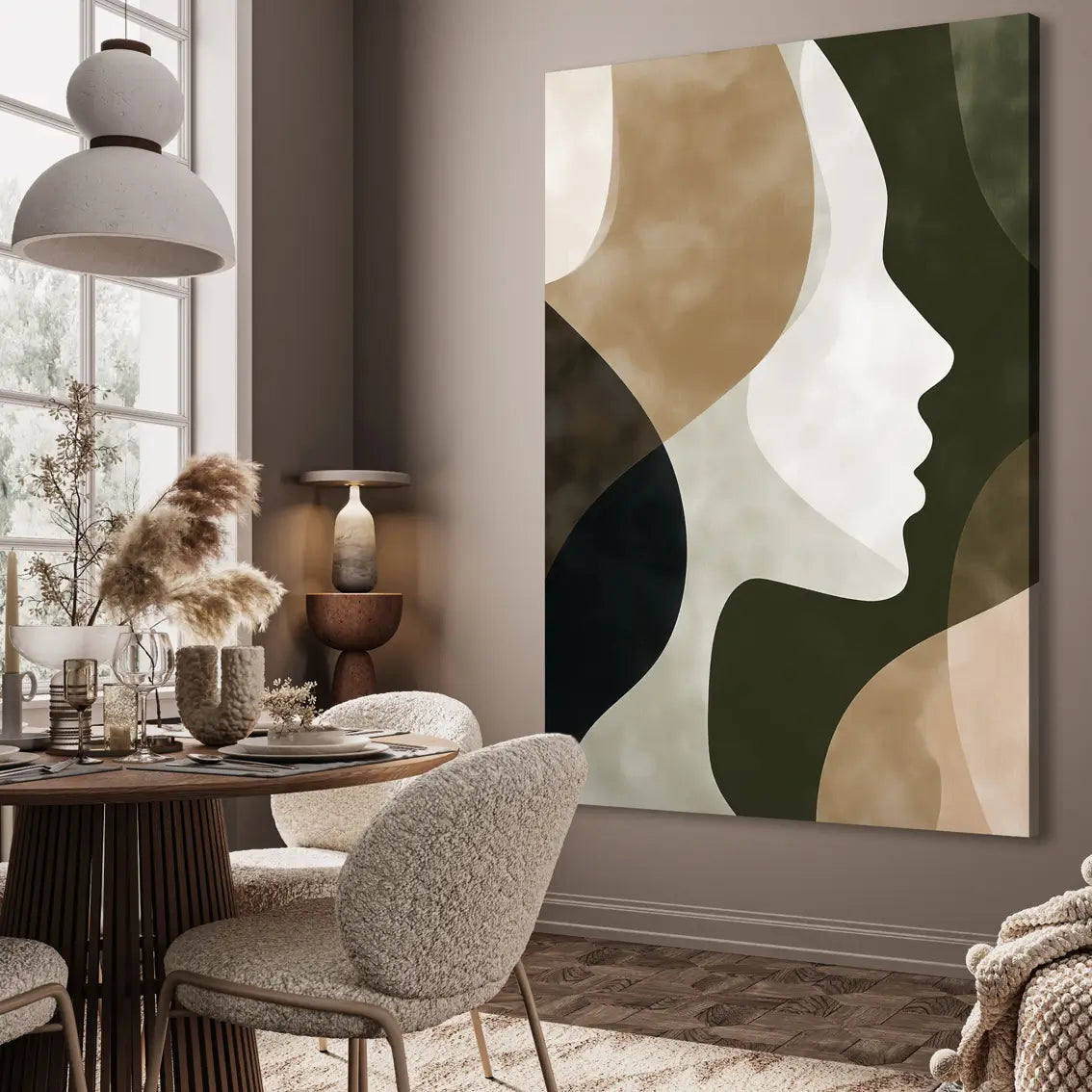 Canvastavla - Serene Contours