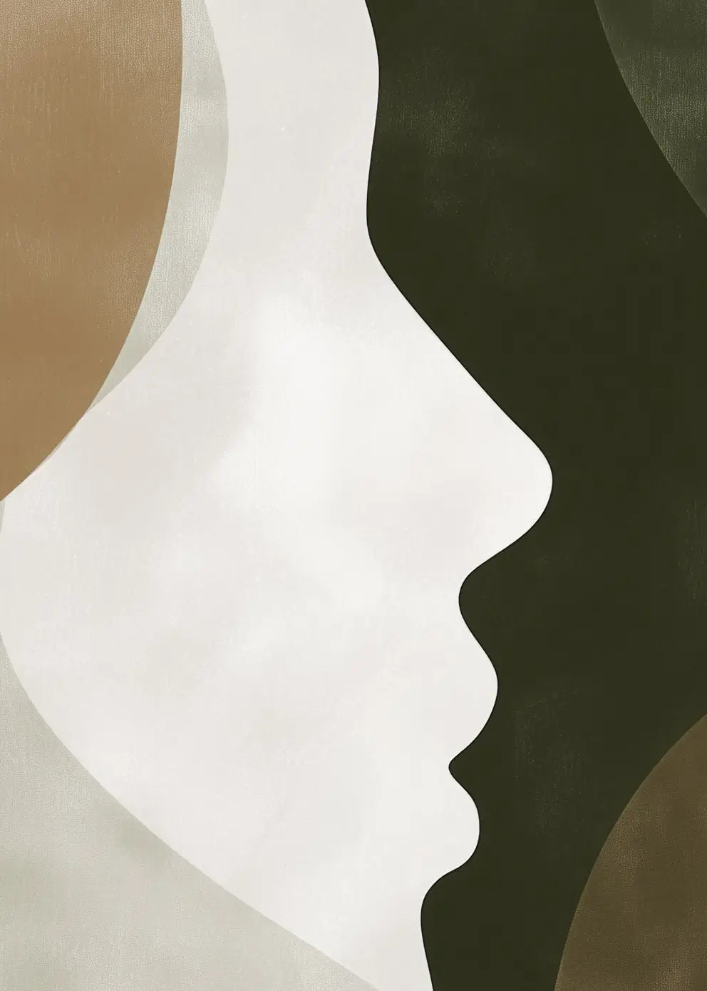 Canvastavla - Serene Contours